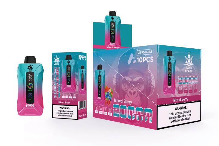 Bang Box Vape Price 002DR5 boabe amestecate | Bang Beach 20.000 de pufuri vape ecran inteligent