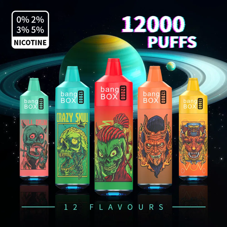 Bang Box Vape 002DR37 de unică folosință | Bang Box 12000 puf-uri lumina rgb