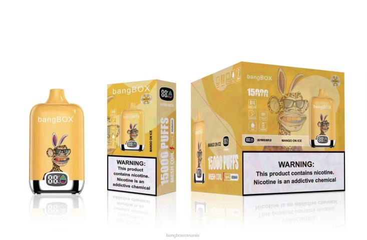 Bang Box Puffs 002DR48 mango pe gheață | Bang Box 15000 pufuri