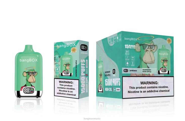 Bang Box Vape 002DR42 măr acru de zmeură | Bang Box 15000 pufuri