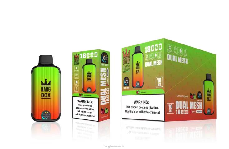 Bang Box Puffs 002DR93 măr dublu | Bang Box 18000 pufuri