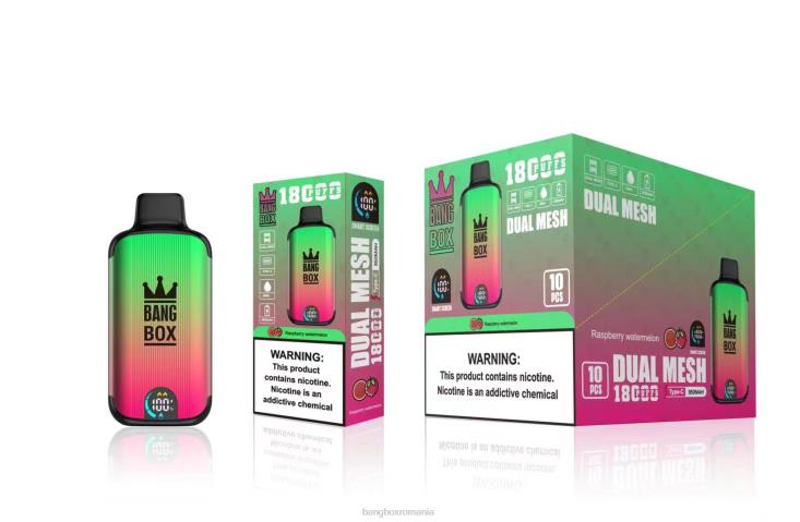 Bang Box Vape 002DR97 pepene verde zmeura | Bang Box 18000 pufuri
