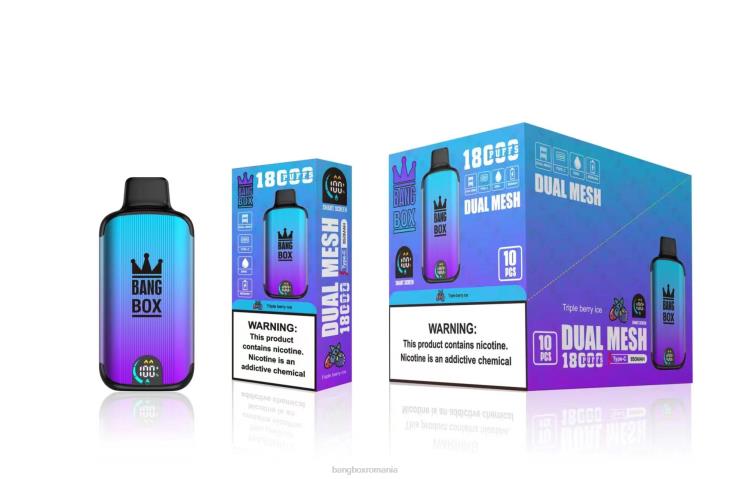 Bang Box Vape Price 002DR95 gheață cu fructe de pădure triple | Bang Box 18000 pufuri