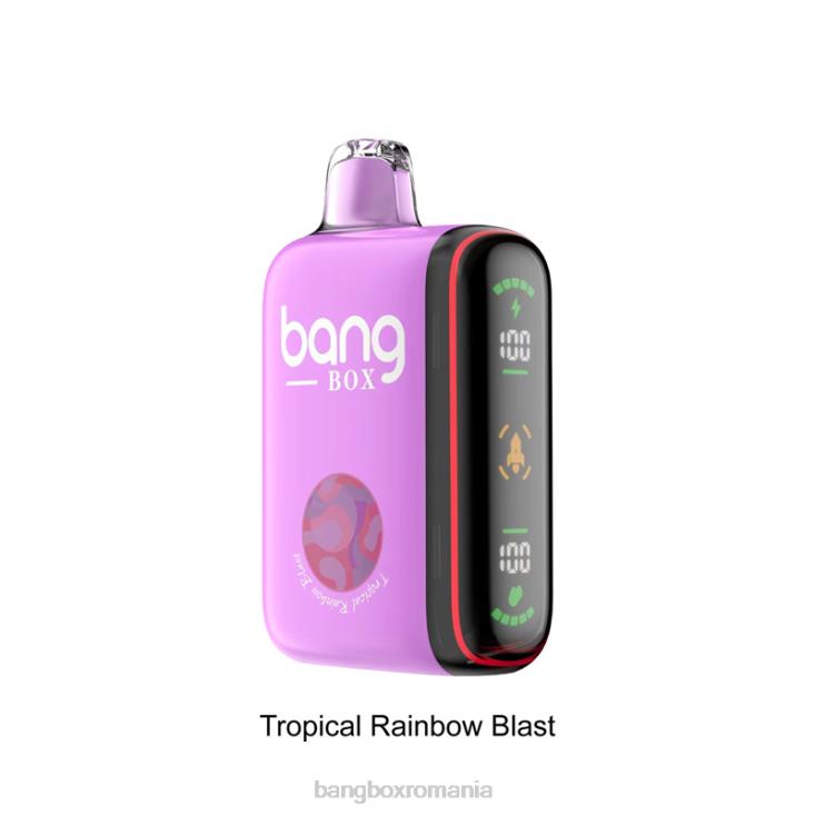 Bang Box România 002DR36 explozie de curcubeu tropical | Bang Box Afișaj inteligent de putere cu 9000-18000 puf