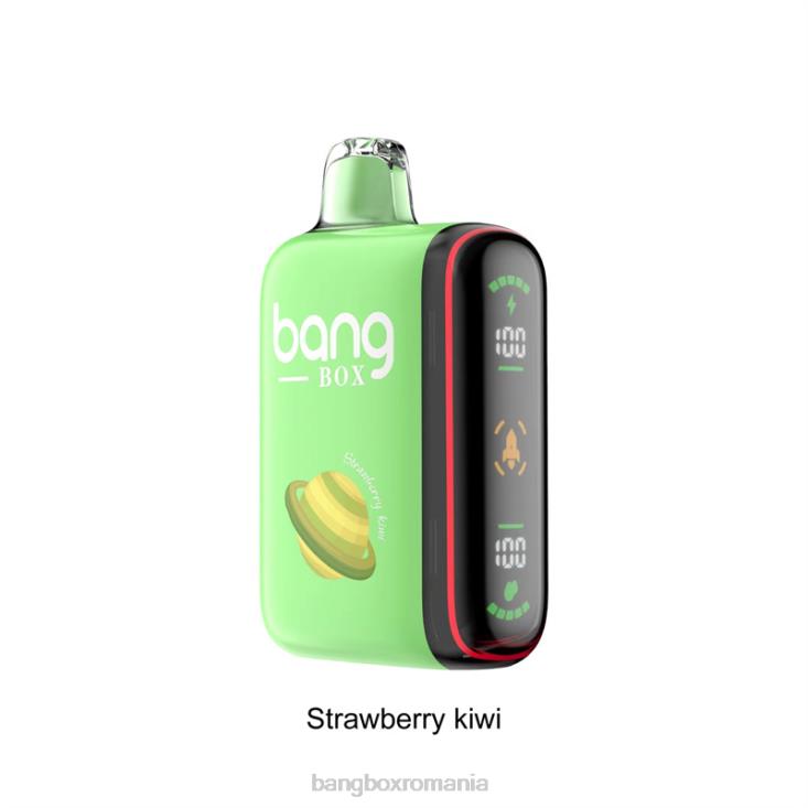 Bang Box Vape 002DR27 kiwi de căpșuni | Bang Box Afișaj inteligent de putere cu 9000-18000 puf
