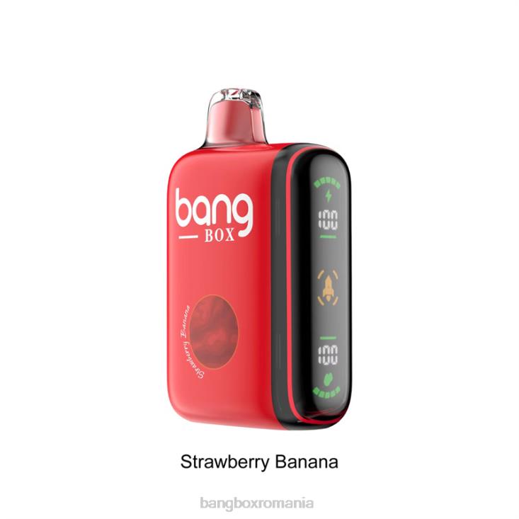Bang Box Vape Price 002DR25 banană căpșuni | Bang Box Afișaj inteligent de putere cu 9000-18000 puf
