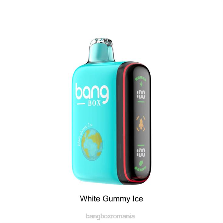 Bang Box Vape Price 002DR30 gheață guma albă | Bang Box Afișaj inteligent de putere cu 9000-18000 puf