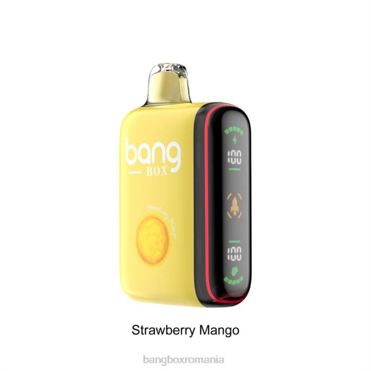 Bang Box Vape Price 002DR35 mango cu capsuni | Bang Box Afișaj inteligent de putere cu 9000-18000 puf