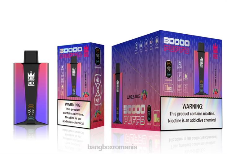 Bang Box Puffs 002DR78 suc de junglă | Bang Box Ecran inteligent cu 30000 de pufături