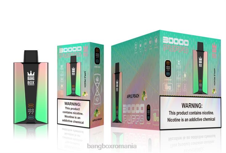 Bang Box Puffs 002DR83 măr piersic | Bang Box Ecran inteligent cu 30000 de pufături