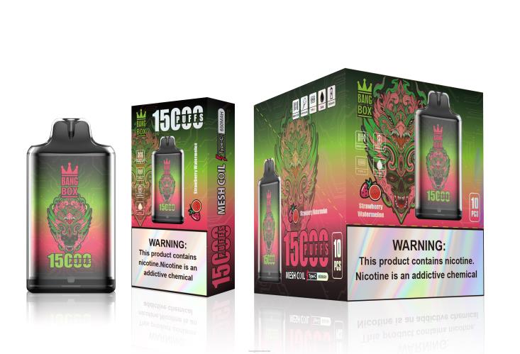 Bang Box Puffs 002DR103 pepene verde căpșuni | Bang Box s1-15000 pufuri