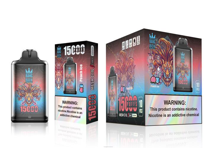 Bang Box Vape 002DR102 gheata de piersici | Bang Box s1-15000 pufuri