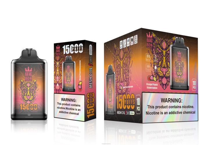 Bang Box Vape 002DR107 mango piersici pepene verde | Bang Box s1-15000 pufuri